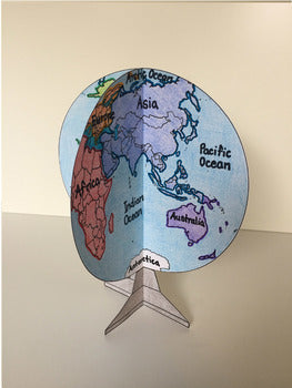 Mapping Craft Activity - 3D Globe World Map