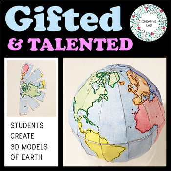 Mapping Craft Activity - 3D Globe - Gifted & Talented