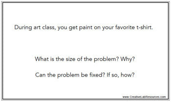 Size of the Problem - Task Cards & Problem Meter - 100% Editable