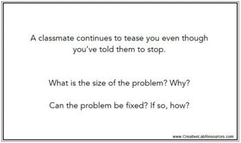Size of the Problem - Task Cards & Problem Meter - 100% Editable