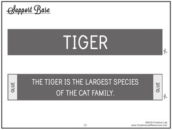 Animal Research Project Report Template Writing Graphic Organizers