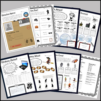 Halloween Place Value - Math Mystery Worksheets