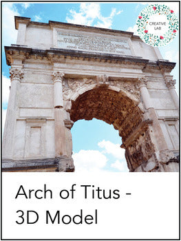 Arch of Titus - 3D Model - STEM