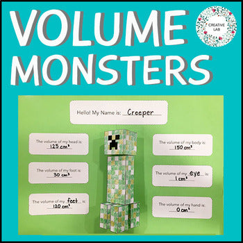 Volume Monsters Project - Math - PBL
