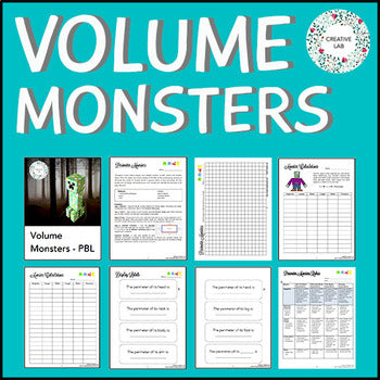 Volume Monsters Project - Math - PBL
