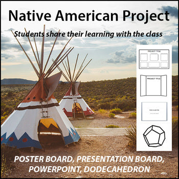 Native American Research Project - PBL - 100% Editable