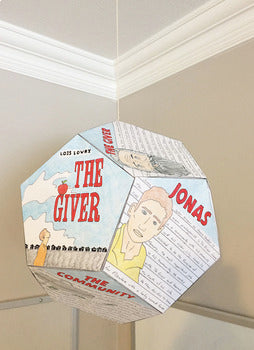 The Giver - Novel Study Project Craft - 100% Editable