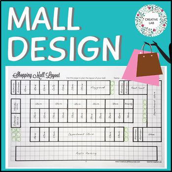 Shopping Mall Design - Area & Perimeter - 100% Editable