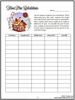 Build a Gingerbread House - Christmas Math Area