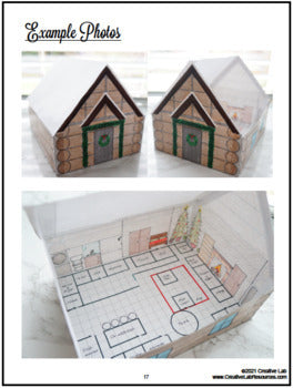 Build SANTAS HOUSE - Christmas Math Area