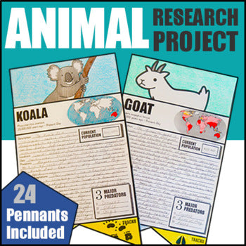 Animal Research Project - Pennants - Adaptations Evolution