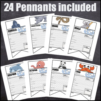 Animal Research Project - Pennants - Adaptations Evolution
