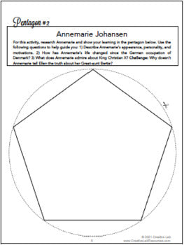 Number the Stars - Novel Study Project Craft - 100% EDITABLE