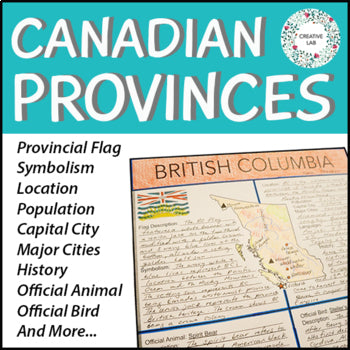 Canada Provinces Research Banners - 100% Editable