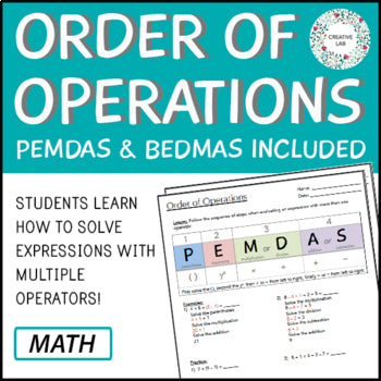 Order of Operations - PEMDAS & BEDMAS