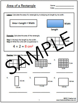 Area of Rectangles - Lesson & Practice Questions