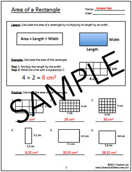 Area of Rectangles - Lesson & Practice Questions