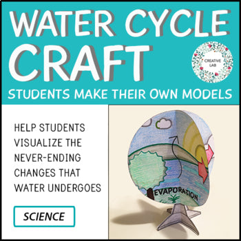 Water Cycle Craft Activity - 3D Model