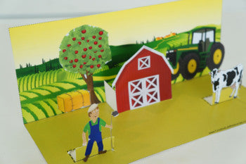 Farm Animals Pop Up Art Activity Craft