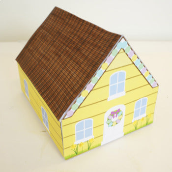Easter Bunny's House Craft - Math & Design