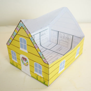 Easter Bunny's House Craft - Math & Design
