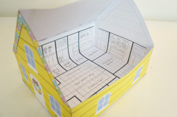 Easter Bunny's House Craft - Math & Design