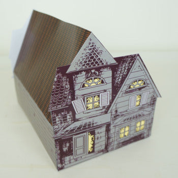 Build a Haunted House Craft - Halloween Math Craft - Area Multiplication