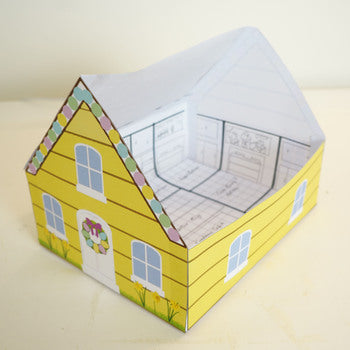 Easter Bunny's House Craft - 100% Editable