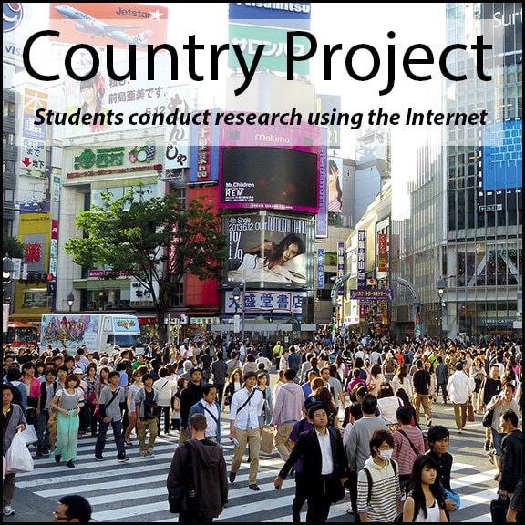Country Research Project - 100% Editable // Printable Teaching Resource // No Prep Classroom // Project Based Learning PBL