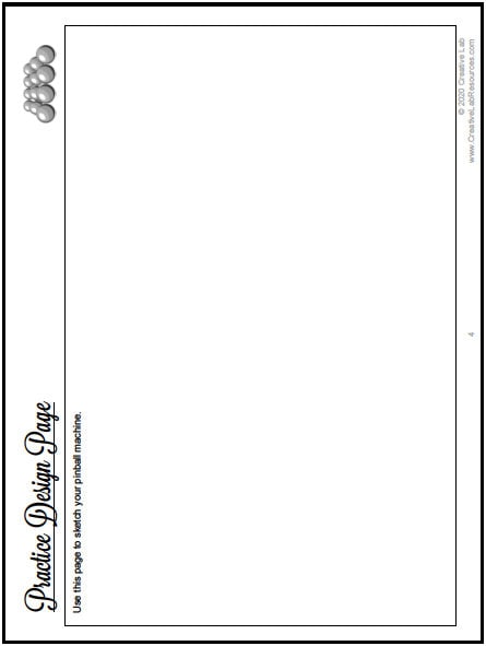 Pinball Machine - Primary - STEM - 100% Editable