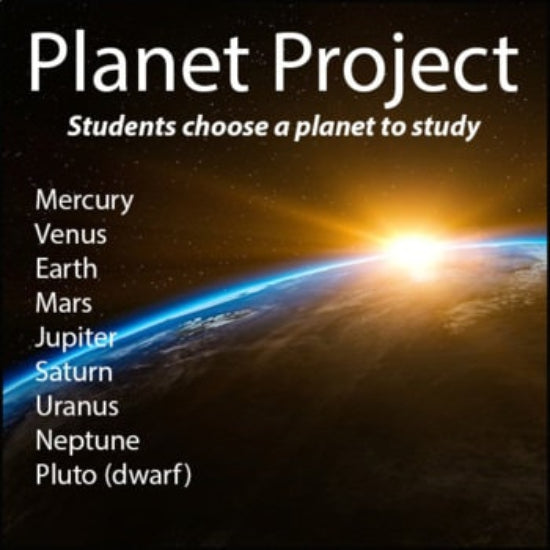Planet Research Project - 100% Editable