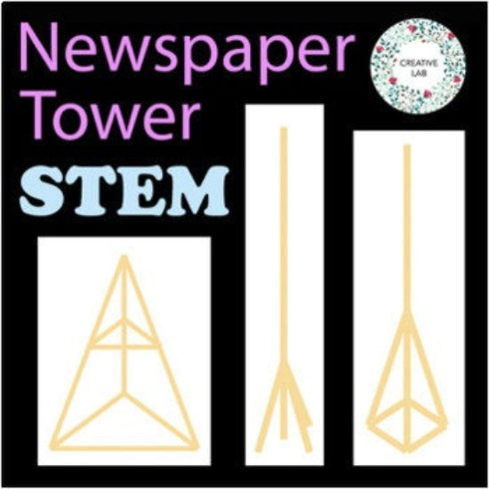 Engineering Design Newspaper Towers - STEM