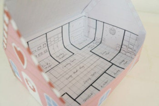 Valentine's Day House Craft - 100% Editable // Printable Teaching Resource // No Prep Classroom //