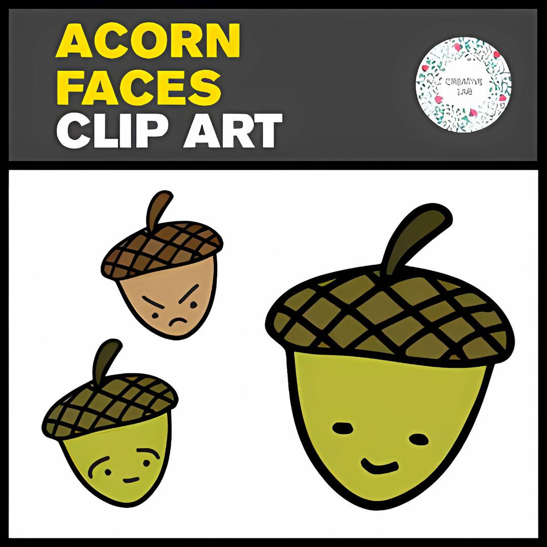 FREE - Fall Clipart Set - Acorns