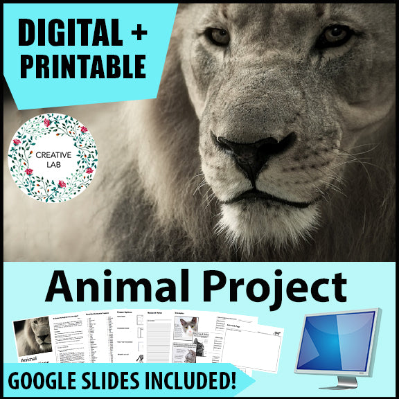 Animal Research Project - Animal Adaptations Project - Evolution Proje ...