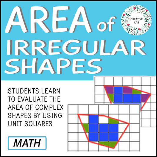 Area of Irregular Shapes / Figures - Geometry Practice Worksheets