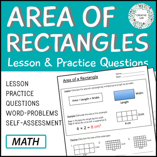 Area of Rectangles - Lesson & Practice Questions