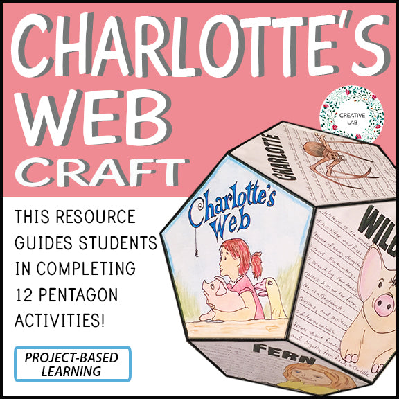 Charlotte's Web - Novel Study Project Craft - PBL