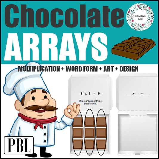 Chocolate Arrays - Single Digit Multiplication - PBL