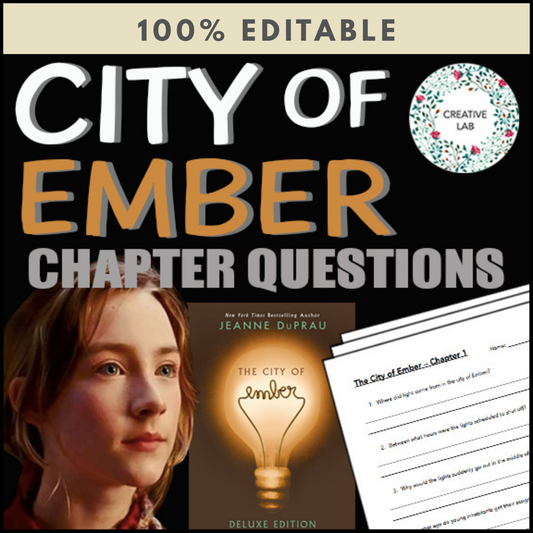The City of Ember - Chapter Comprehension Questions & Answers - 100% Editable