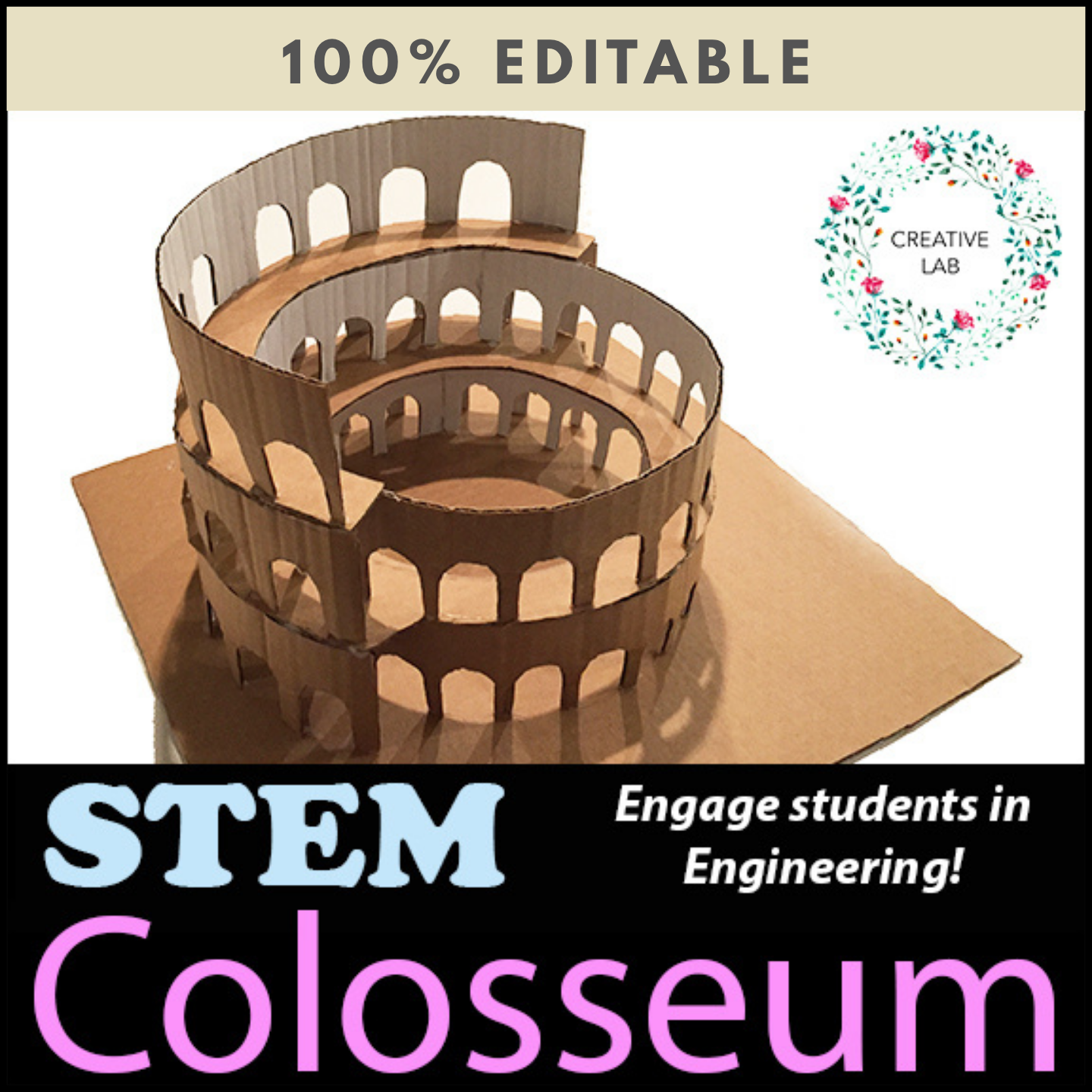 Roman Colosseum 3D Model - Roman Gladiator - 100% Editable