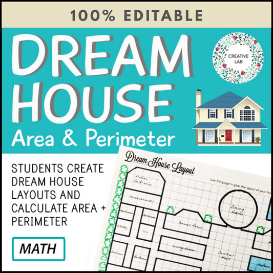 Dream House Design - Area & Perimeter - 100% Editable