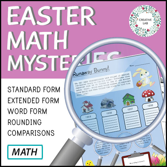 Easter Math Mystery - Place Value