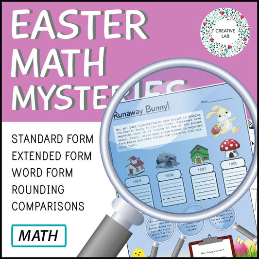 Easter Math Mystery - Place Value
