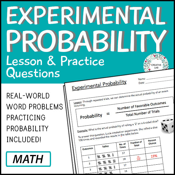 Lab Project On Continuous Probability Experimental Probability - Practice Questions – Creative Lab