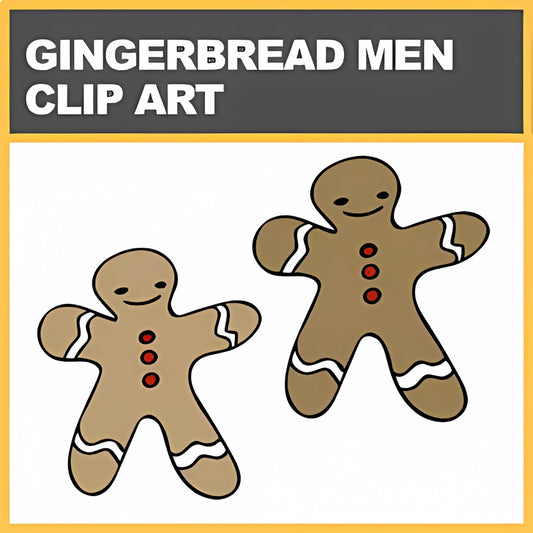 FREE - Christmas Clip Art - Gingerbread Man