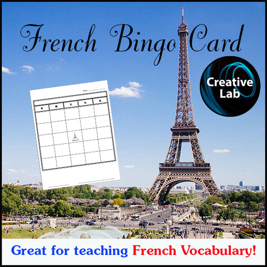 FREE - French Bingo Card