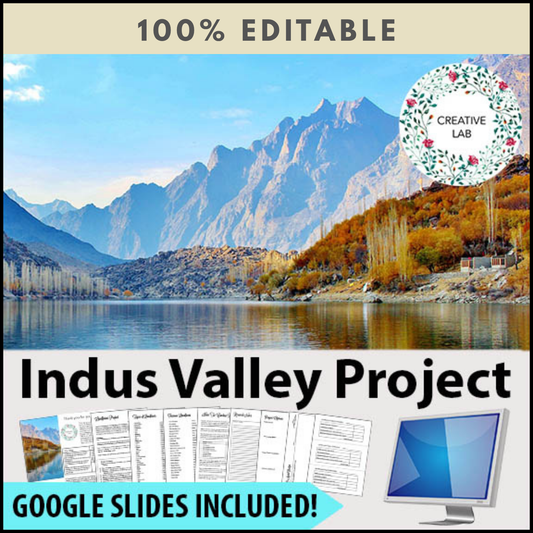 Indus Valley Civilization Research Project - 100% Editable