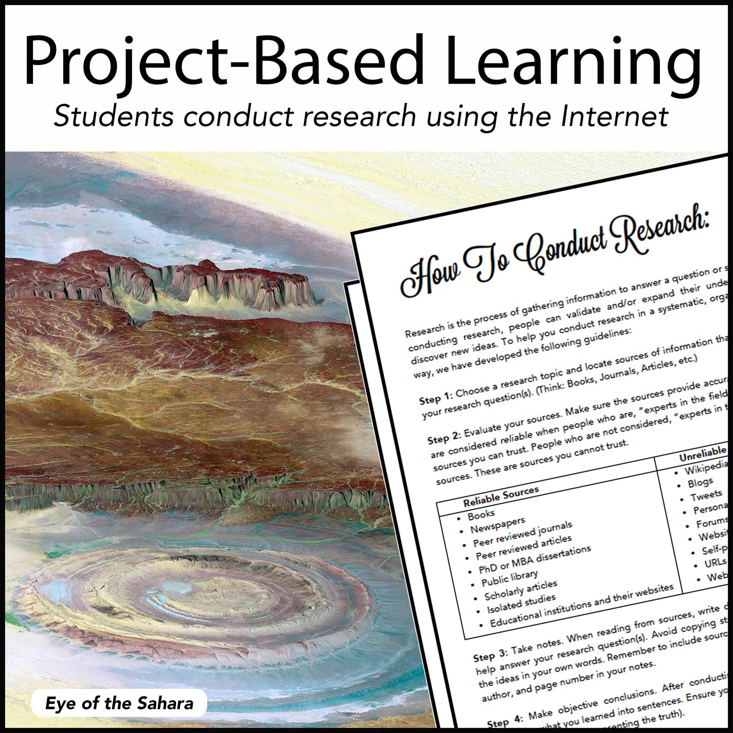 Landforms Research Project - 100% Editable