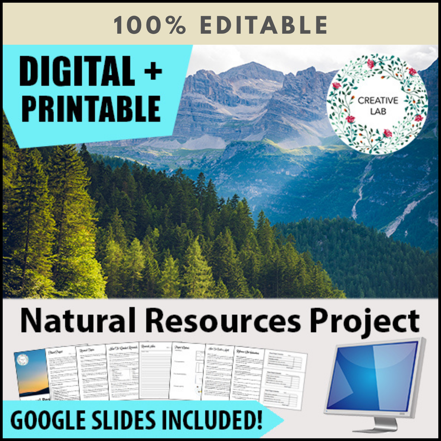 Natural Resource Research Project - 100% Editable